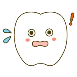 歯が割れた